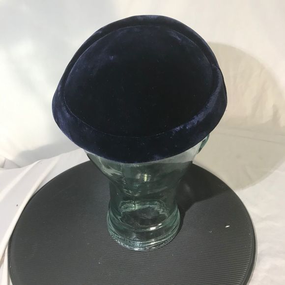 Vintage 1930 Beresford Blue Pillbox Womens Hat main image 5
